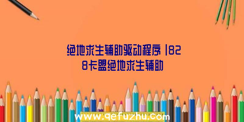 「绝地求生辅助驱动程序」|828卡盟绝地求生辅助